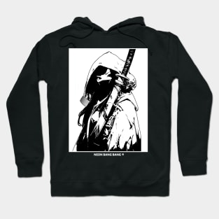 Cyberpunk Ninja Girl Hoodie